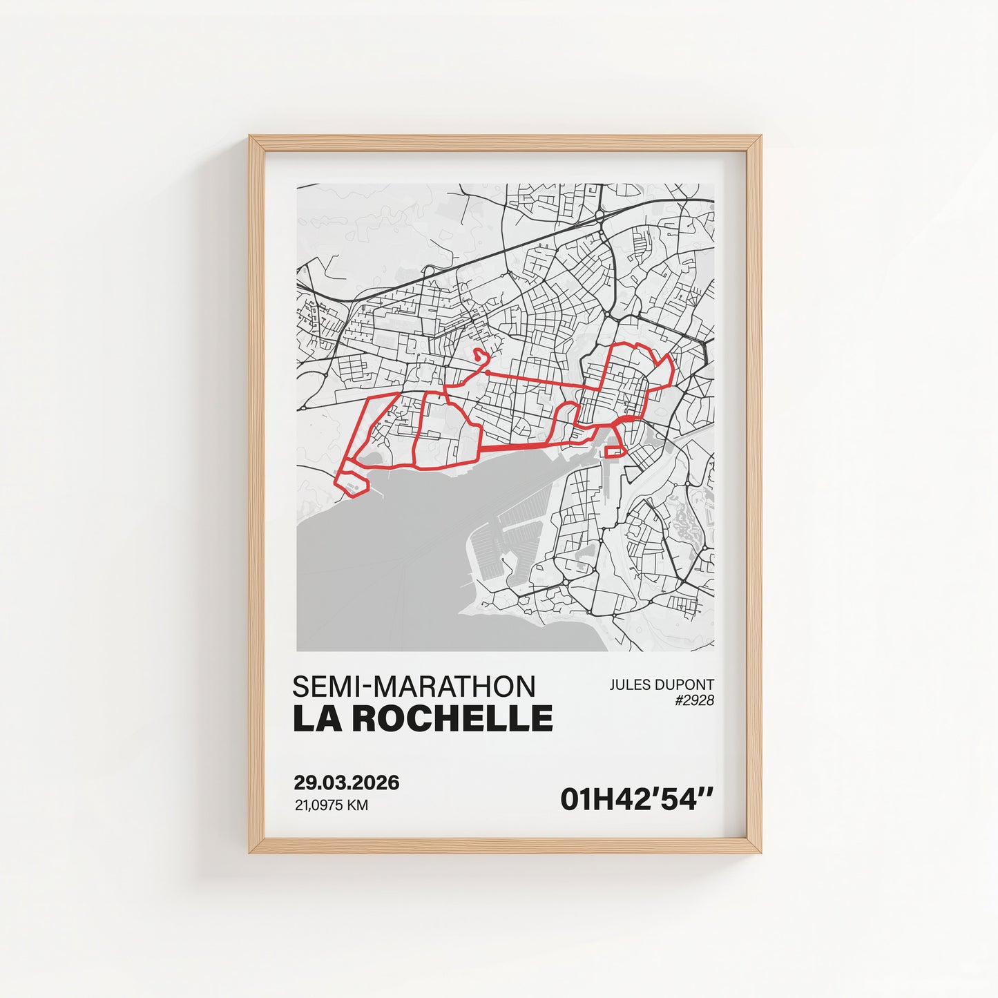 Affiche Semi-Marathon de la Rochelle Art of Pitch