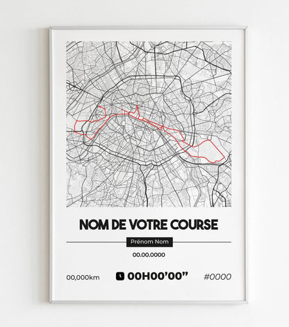 Affiche Running | Poster course à pied et trail personnalisé Art of Pitch