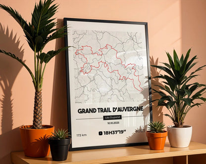 Affiche Running | Poster course à pied et trail personnalisé Art of Pitch