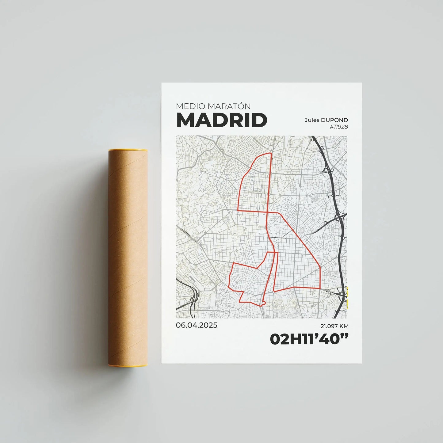 Affiche course à pied personnalisée Art of Pitch