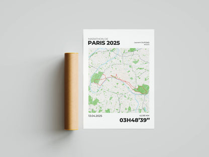 Affiche course à pied personnalisée colorée Art of Pitch