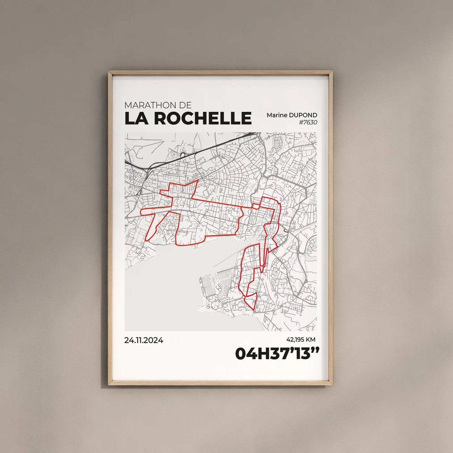 Affiche personnalisée de course à pied Art of Pitch