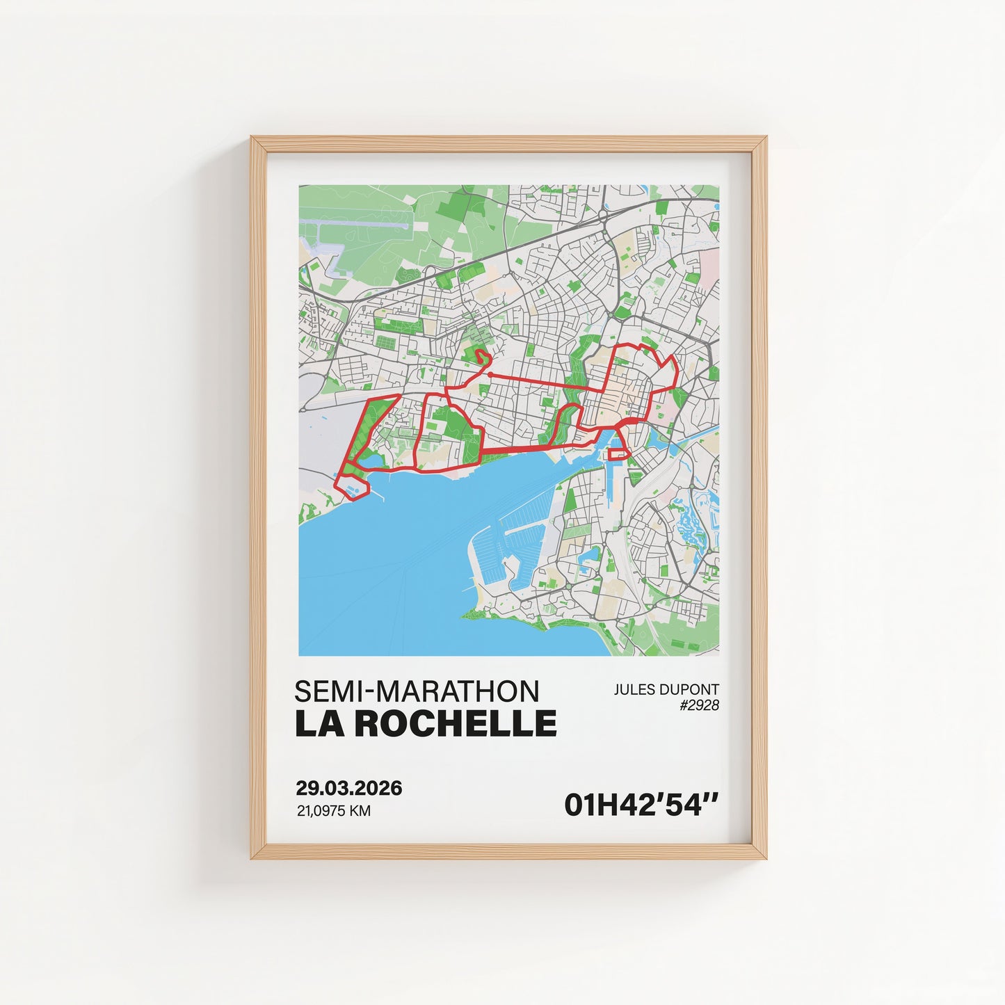 Affiche Semi-Marathon de la Rochelle Art of Pitch