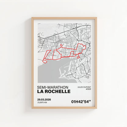 Affiche Semi-Marathon de la Rochelle Art of Pitch