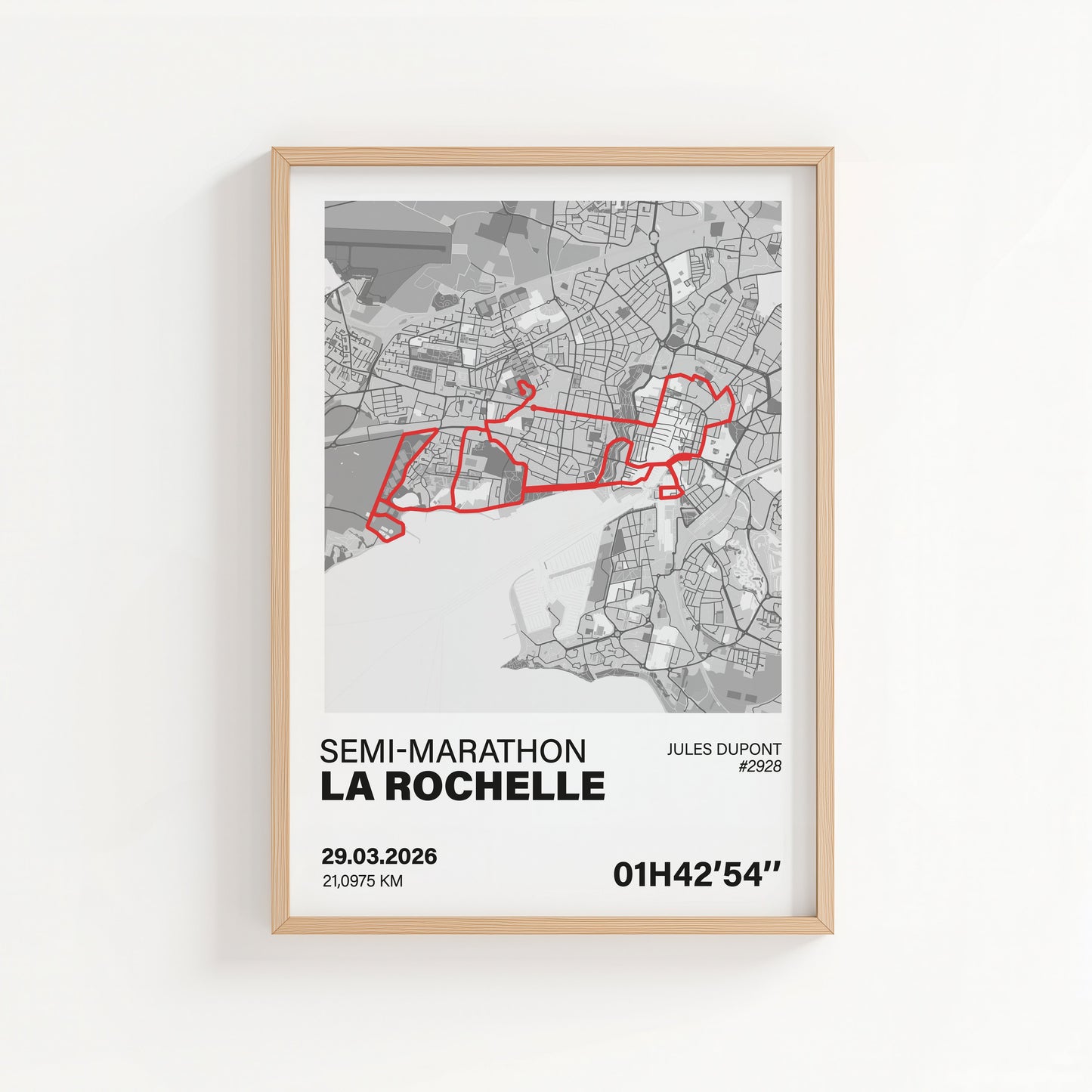 Affiche Semi-Marathon de la Rochelle Art of Pitch