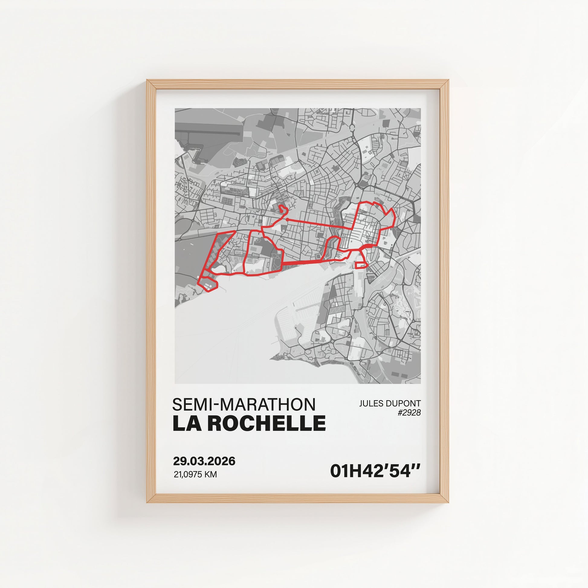 Affiche Semi-Marathon de la Rochelle Art of Pitch