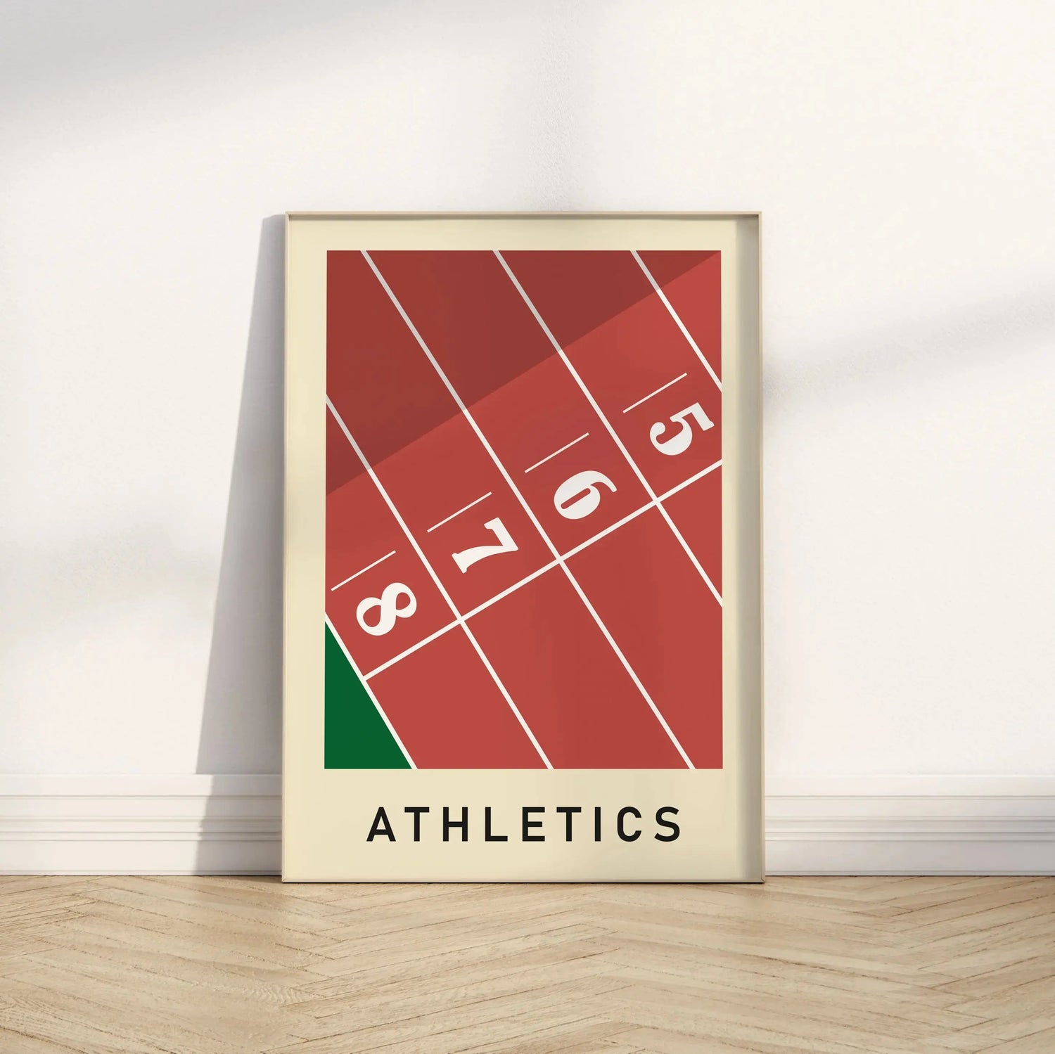 Athlétisme | affiche minimaliste de sport (Copie) Art of Pitch