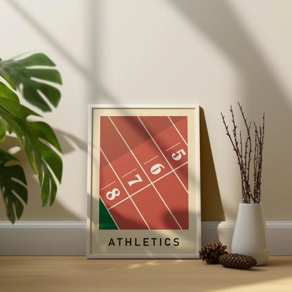 Athlétisme | affiche minimaliste de sport (Copie) Art of Pitch