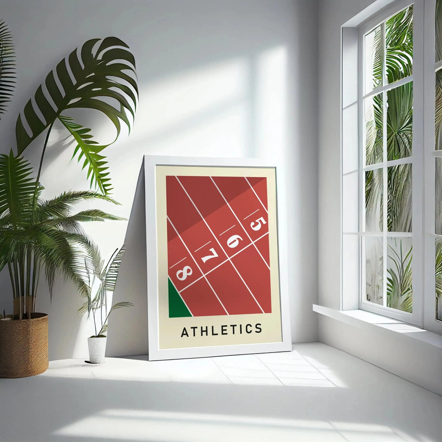 Athlétisme | affiche minimaliste de sport (Copie) Art of Pitch