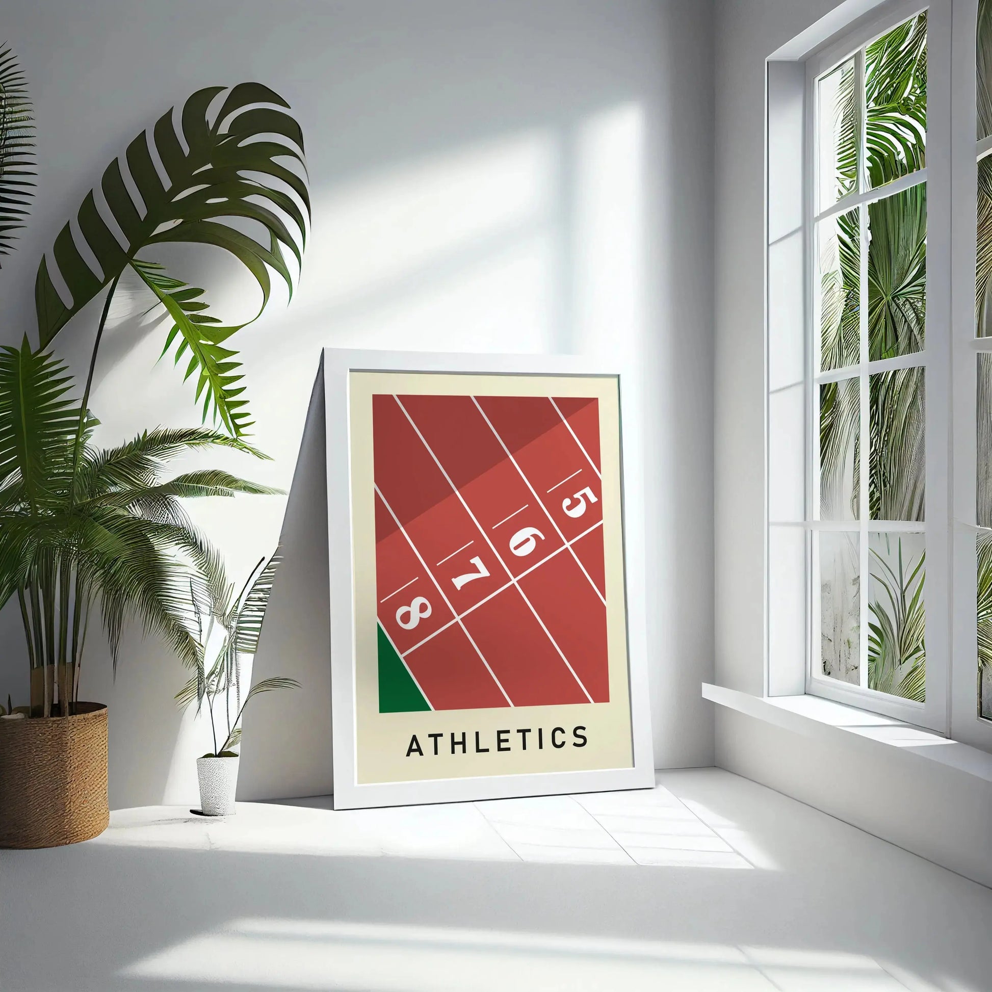 Athlétisme | affiche minimaliste de sport (Copie) Art of Pitch