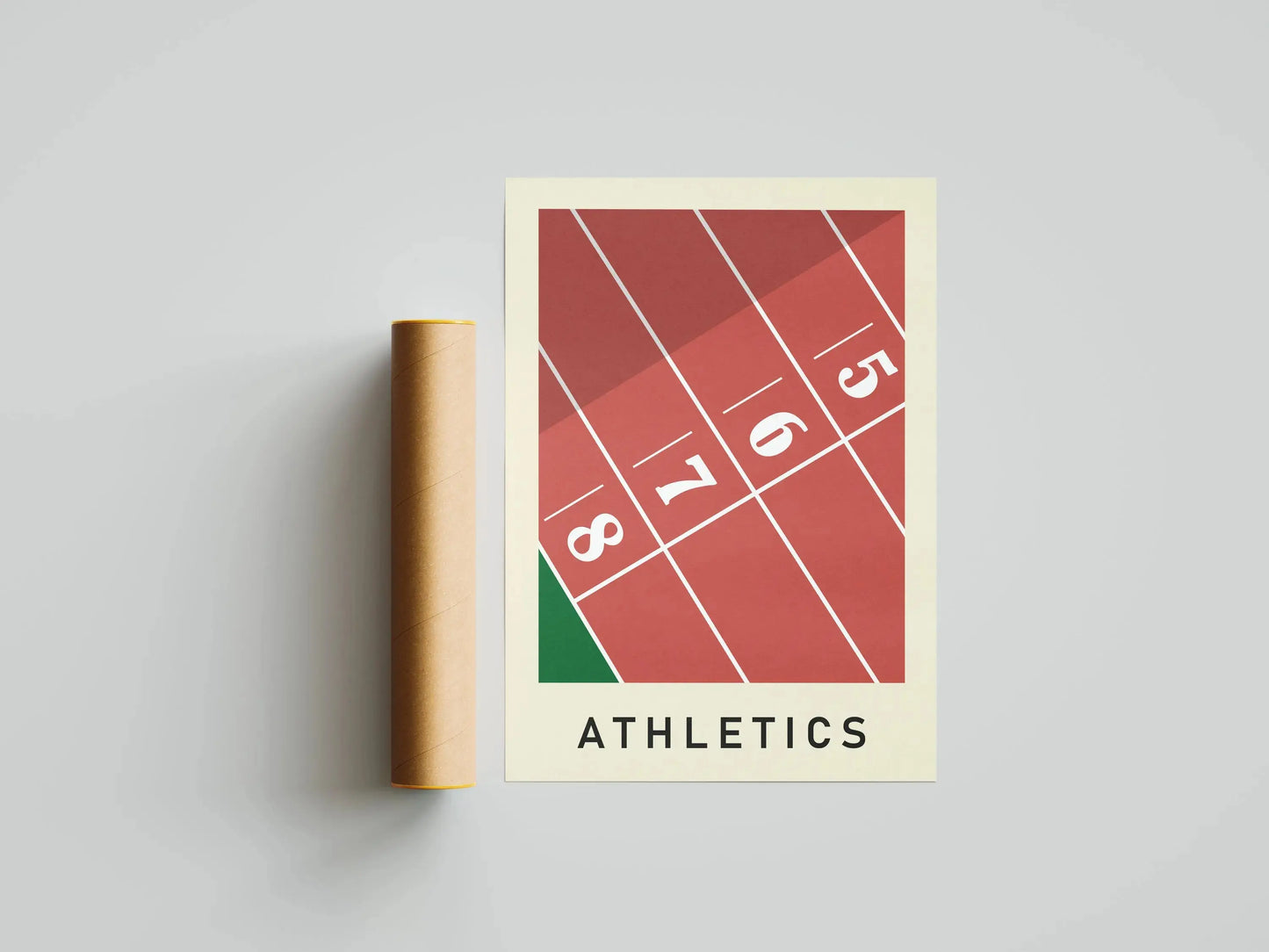 Athlétisme | affiche minimaliste de sport (Copie) Art of Pitch