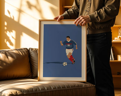 GOAT du football | affiche de football (Copie) Art of Pitch