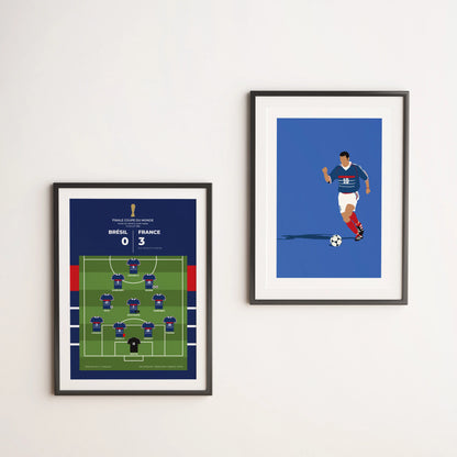 GOAT du football | affiche de football (Copie) Art of Pitch