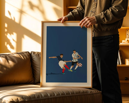 GOAT of football | affiche de football (Copie) Art of Pitch