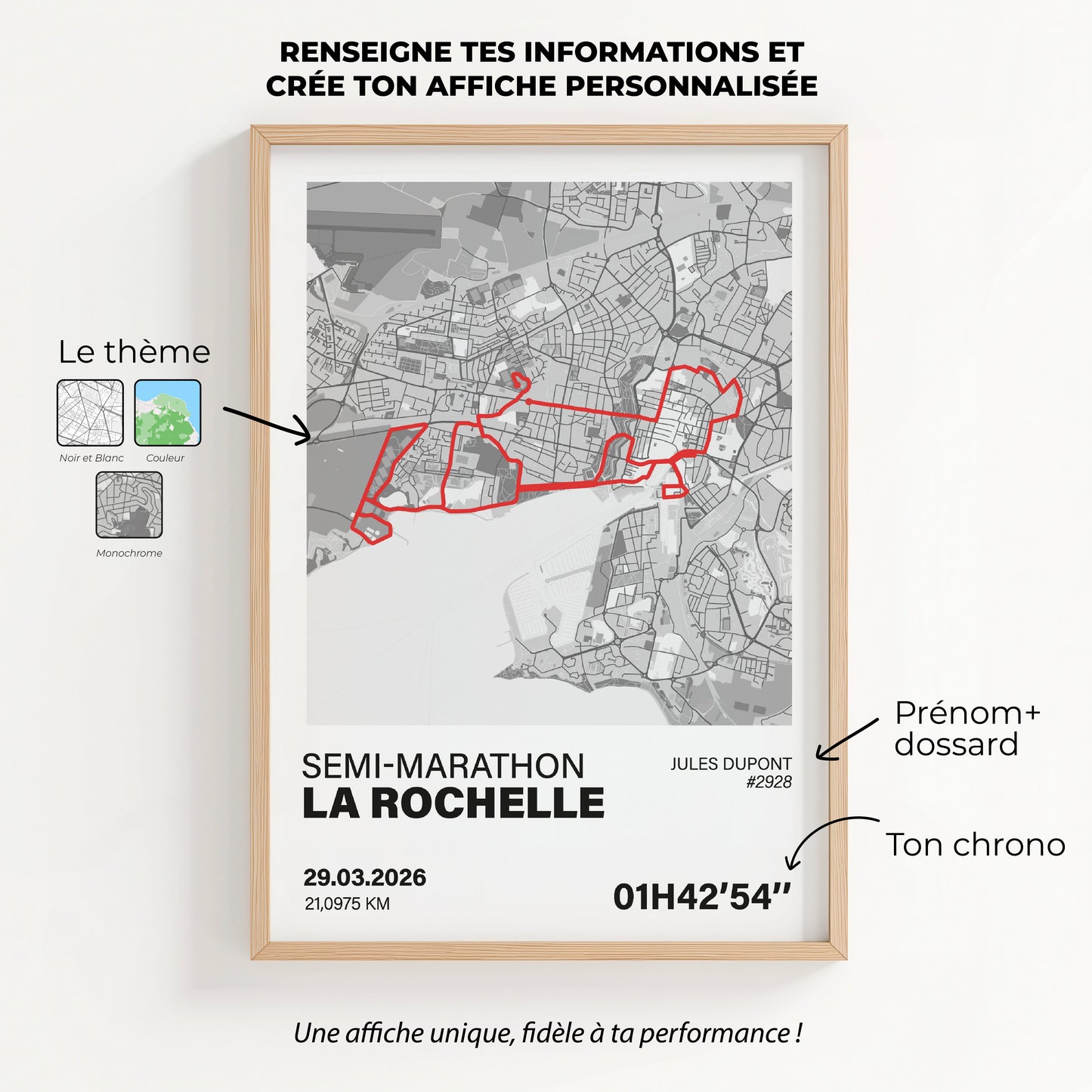 Affiche Semi-Marathon de la Rochelle Art of Pitch