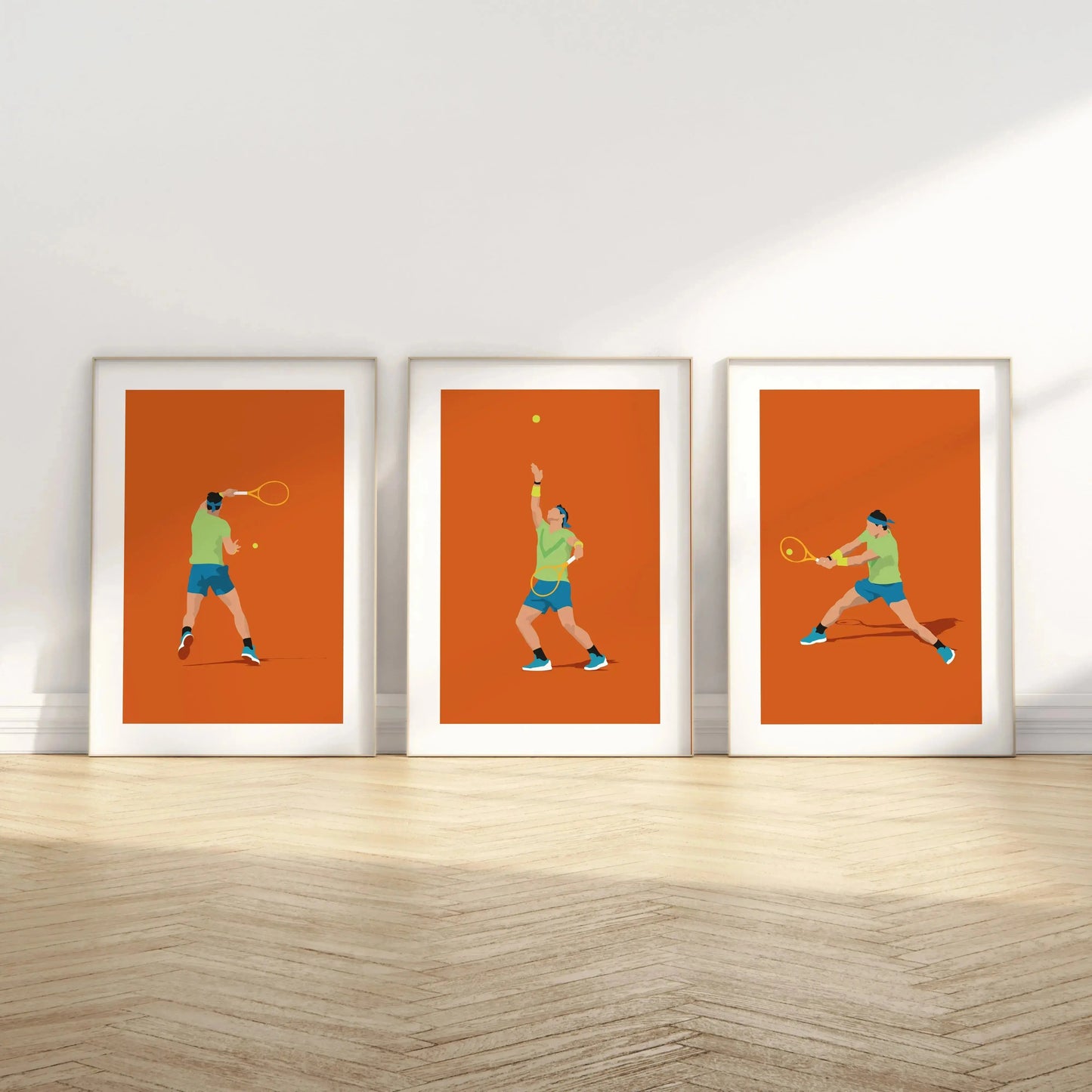 Roi du tennis | Affiches minimalistes tennis (Copie) Art of Pitch