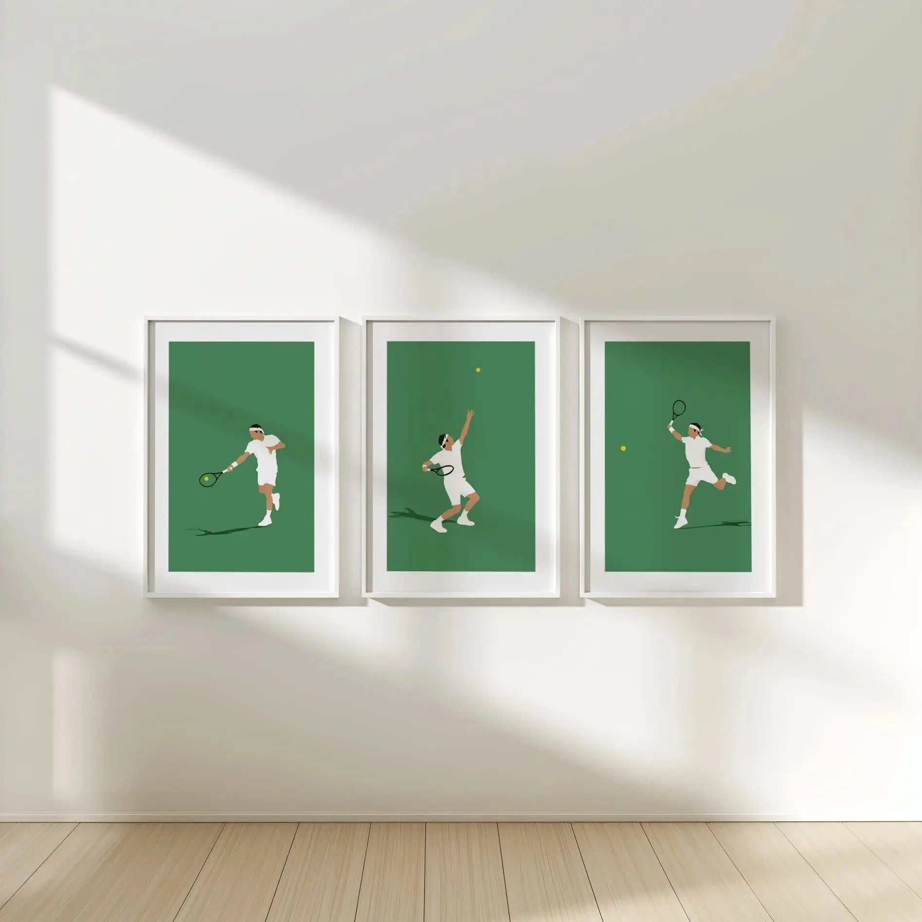 King of tennis | Affiche minimalistes tennis Art of Pitch