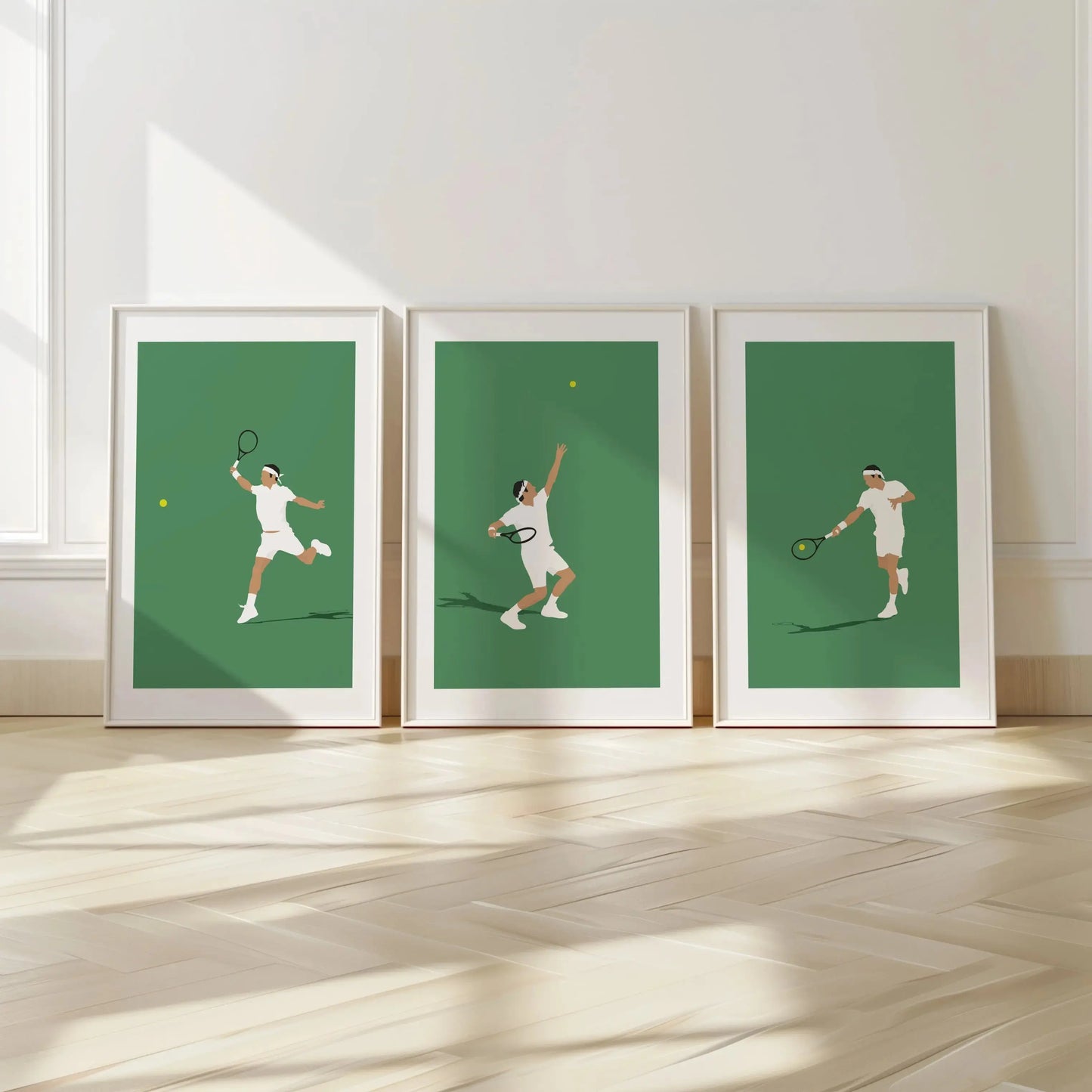 King of tennis | Affiche minimalistes tennis Art of Pitch