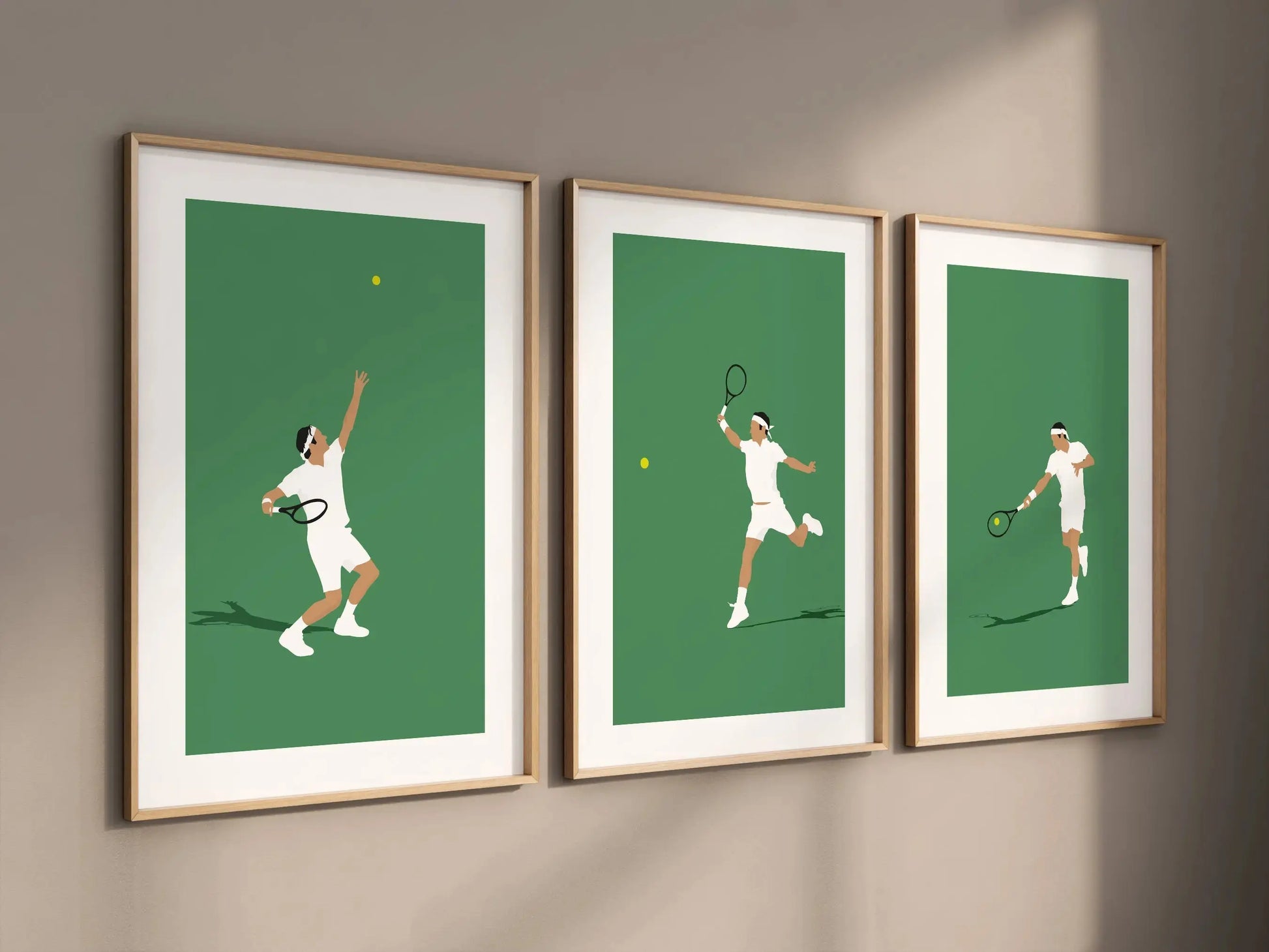 King of tennis | Affiche minimalistes tennis Art of Pitch