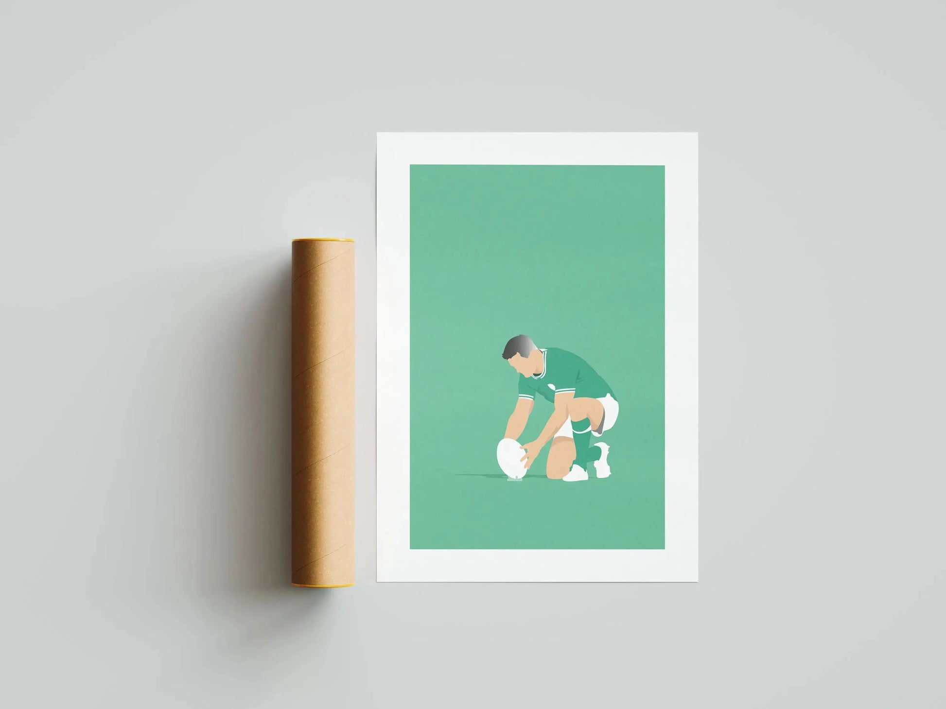 Roi de la terre battue | Affiches minimalistes tennis (Copie) Art of Pitch